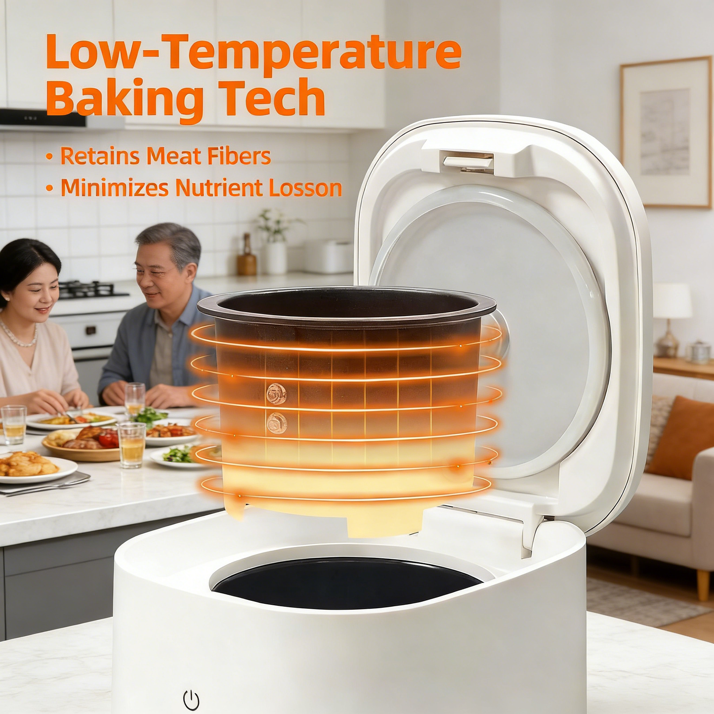 Pet Food Maker, All-in-One Chopping, Slow-Cooking & Mixing, Quiet & Easy Clean