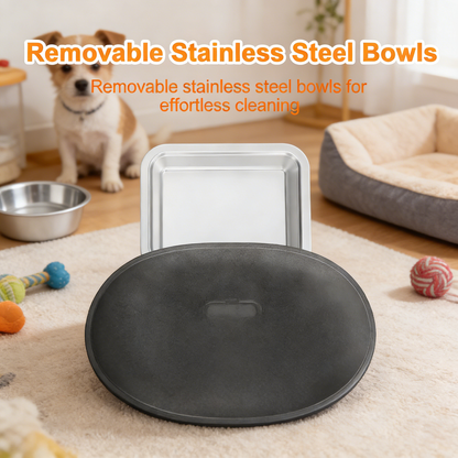 Camera Pet Feeder, 1080P Night Vision & 2-Way Audio, 6L & WiFi Control